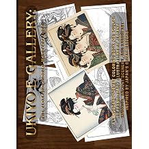 Ukiyo-e Gallery The Floating World Masterpieces A Landscape-Format Coloring Book for Adults 25 Frame-Ready Illustrations of Elegant Kimonos, ... Kabuki Art Inspired by Japans Great Masters