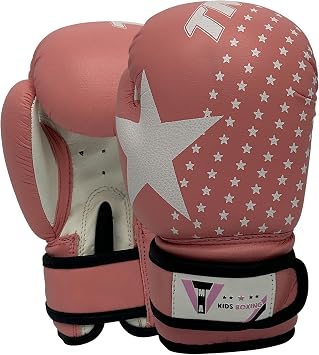 TMA Junior Kids Boxing Gloves Best for Kickboxing, Martial Arts, MMA, Muay Thai 2-oz