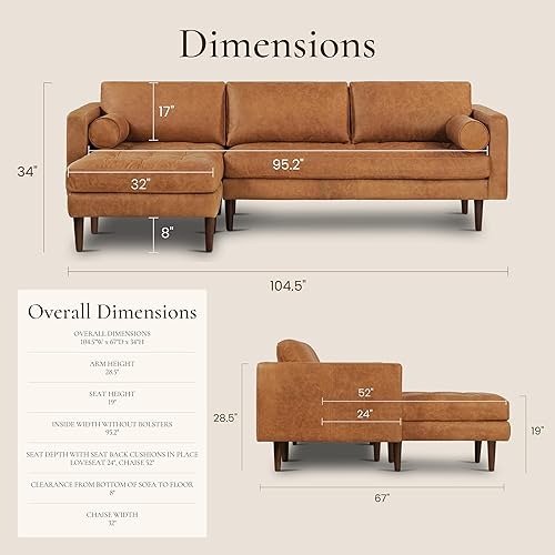 Vista 9 de Poly and Bark - Otomano de napa