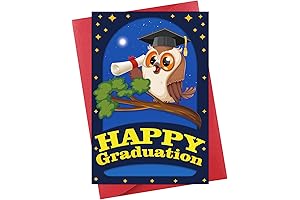 Wise Little Owl Graduation Card - 1 Card