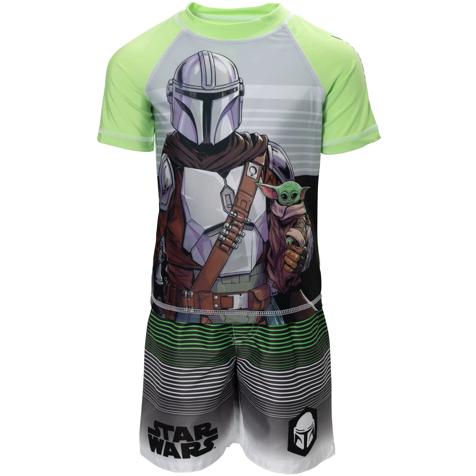 Star Wars The Mandalorian The Child - Conjunto de traje de baño para niños pequeños a grandes