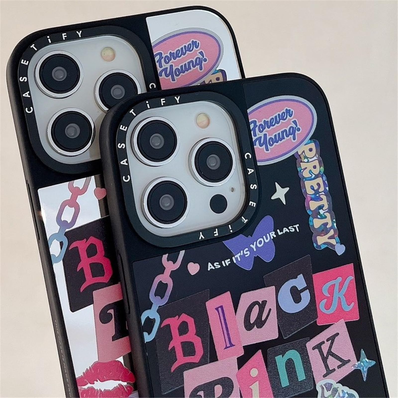 【当選品】 BLACKPINK 全メンバー 直筆サイン 入り スマホケース Blackpink iPhone14/14Pro/14Promax/14plus/13/12/11/X/XR 透明
