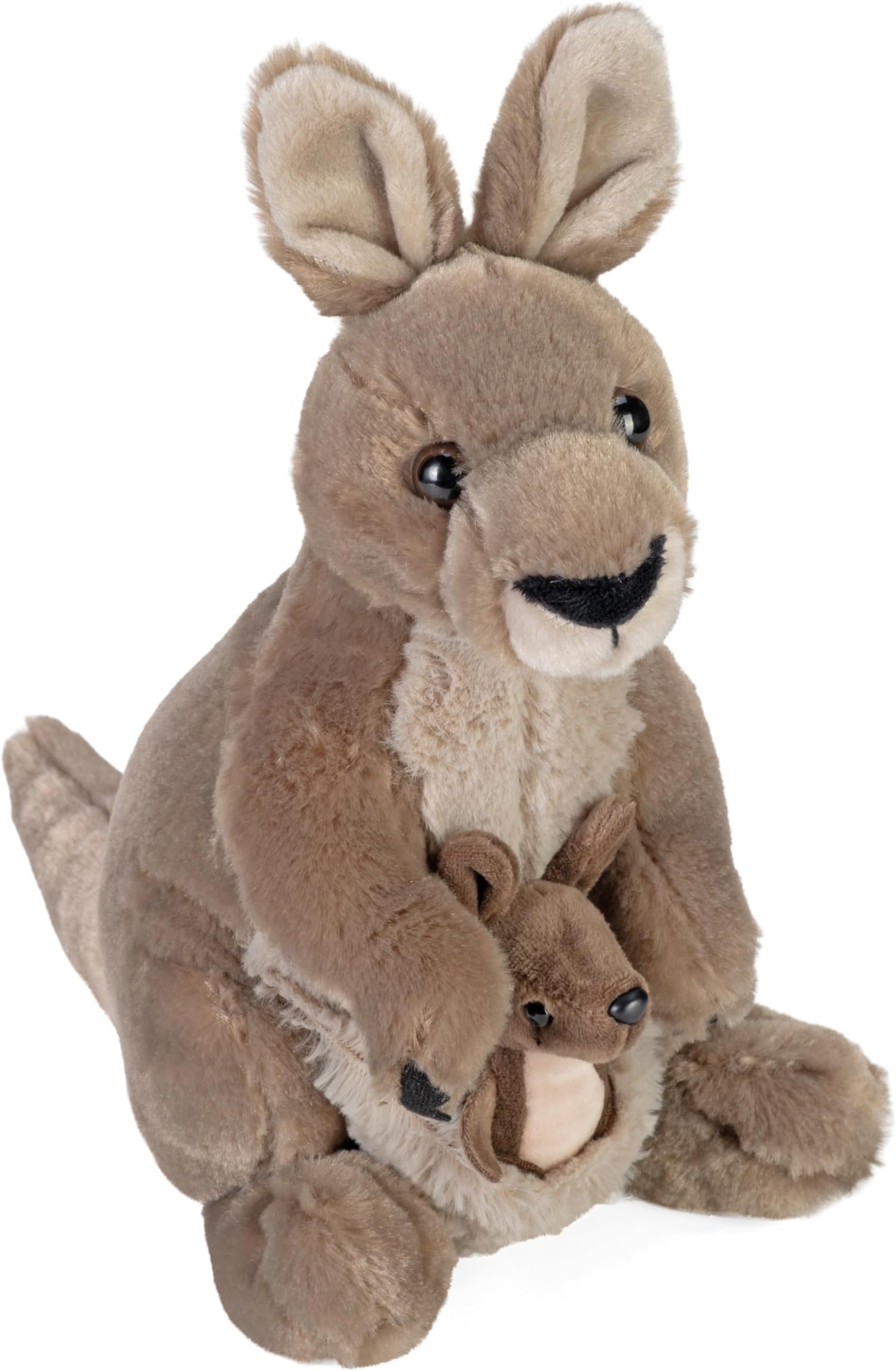 Kangaroo Plush Soft Toy, Cuddlekins Cuddly Toys, Gifts for Kids,Grey,30 cm