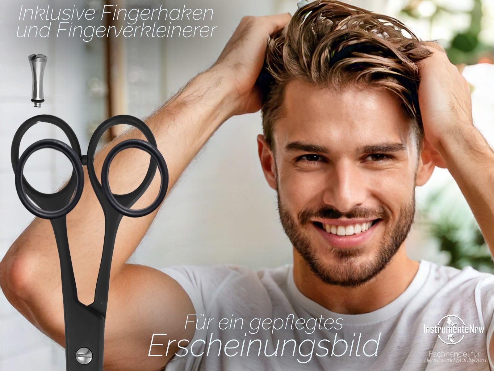Effilierschere 6,5 Zoll – Friseurschere Zum Ausdünnen, Aus Edelstahl, Einseitig Gezahnt, Perfekt Für Zu Hause