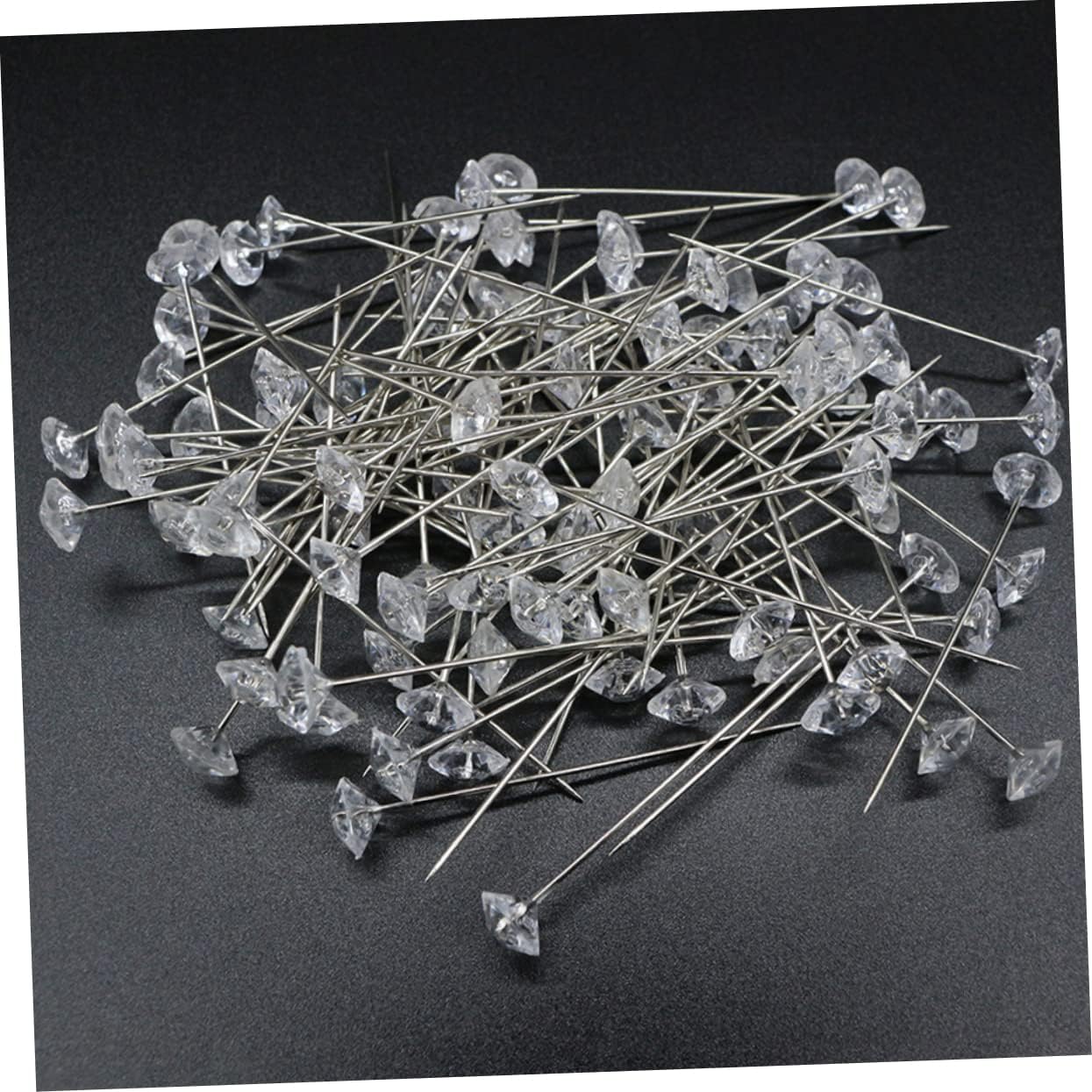 1 Box Diamond Shaped Locating Pins Box Rust Resistant Straight Pins for Sewing Crafts DIY Decoration and Embellishments