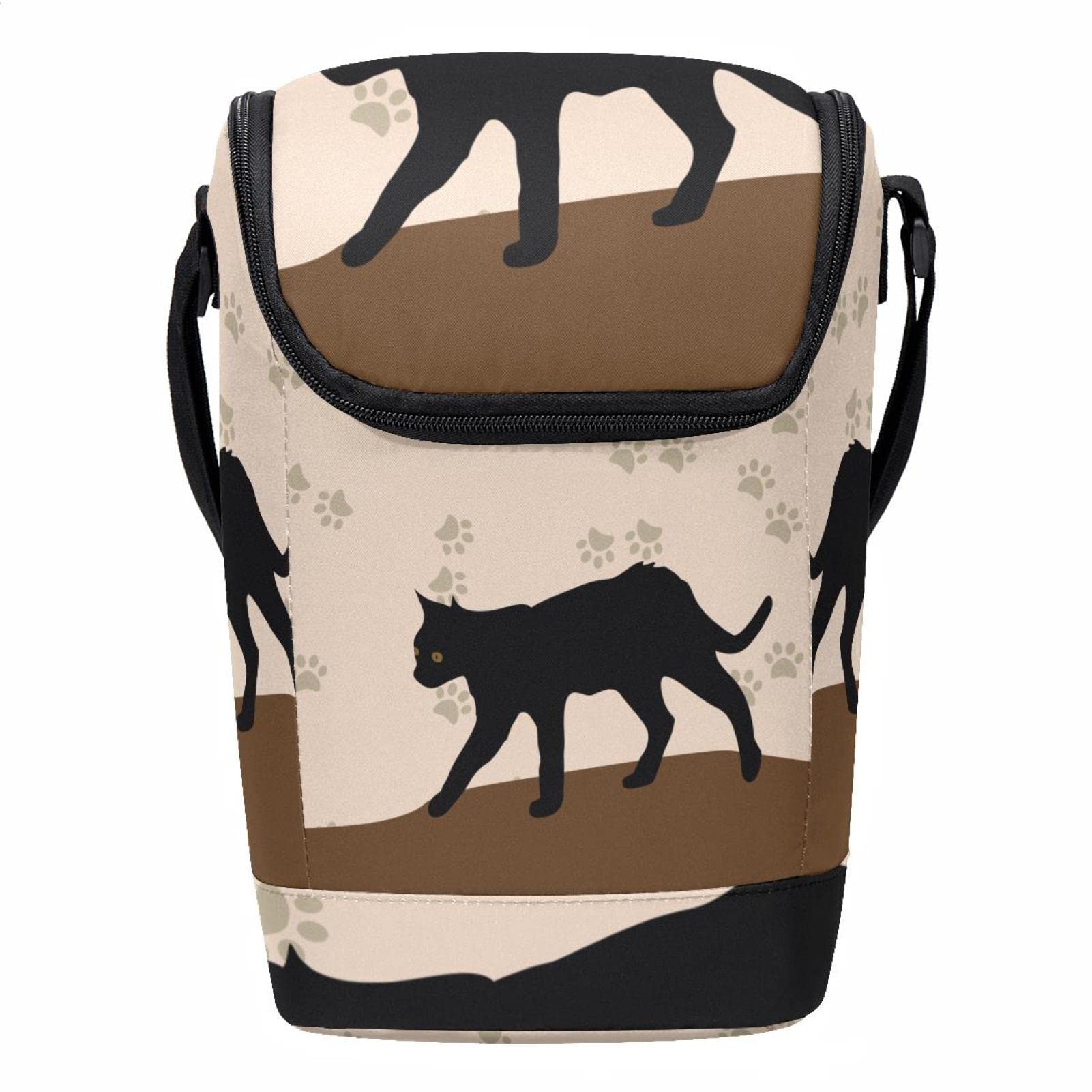 Bolsa de almuerzo pequeña Cat Paw 9 lonchera ligera portátil porta alimentos reutilizable