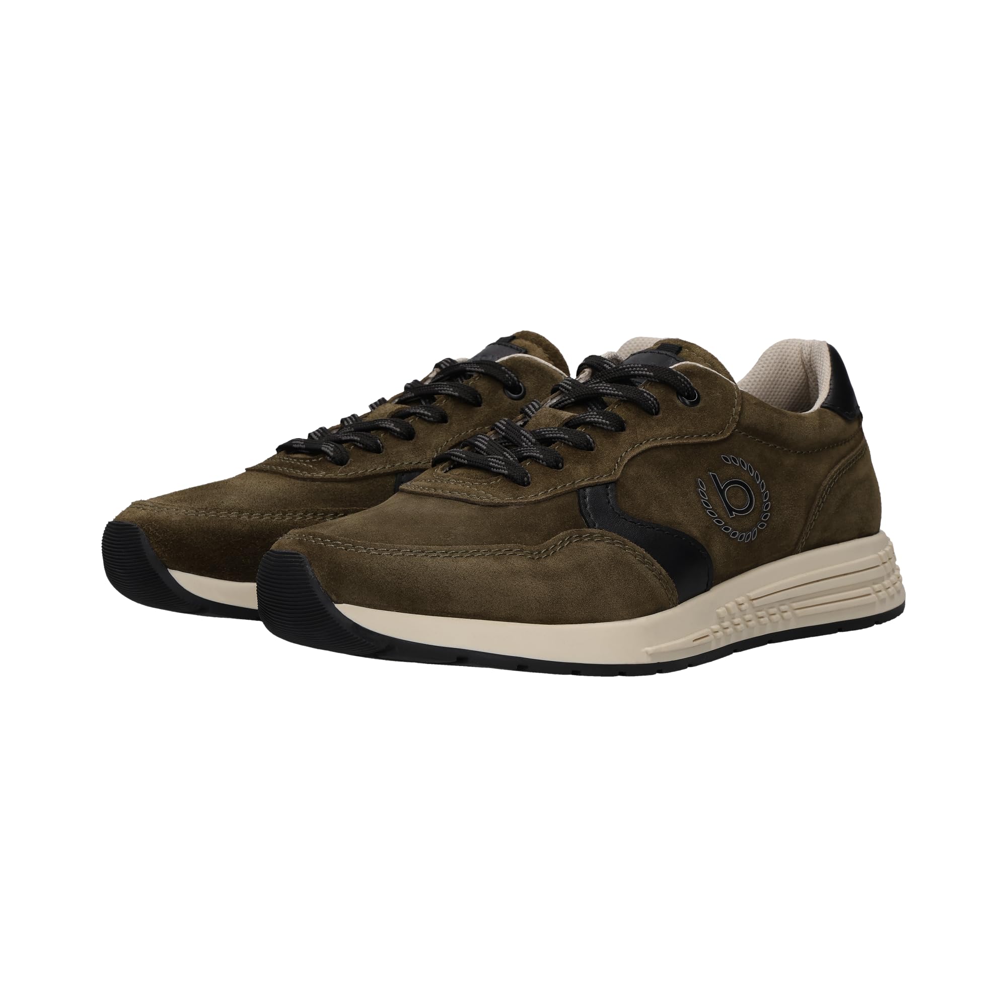 Bugatti Men's Trainers, 333-AX80-Dark Green/Black, 41
