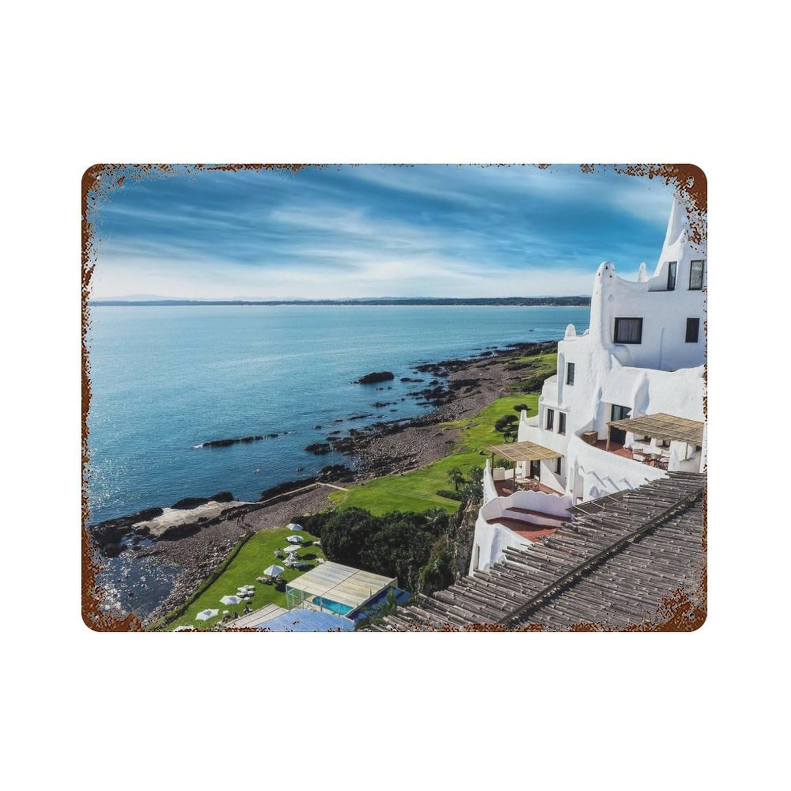 xiaoxiaoshen Real Photo Uruguay Decor South America Wall Decor Art Metal Tin Poster Modern Home Decor Art Home Bar Shop Decorations Vintage Sign 30x40cm