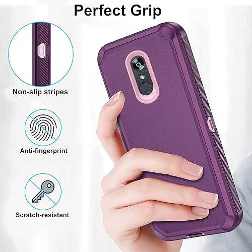 Miniatura 5 de Asuwish Funda de teléfono para LG Stylo 4, funda híbrida resistente a prueba de golpes, cuerpo completo, resistente, accesorios móviles Stylo4 Plus