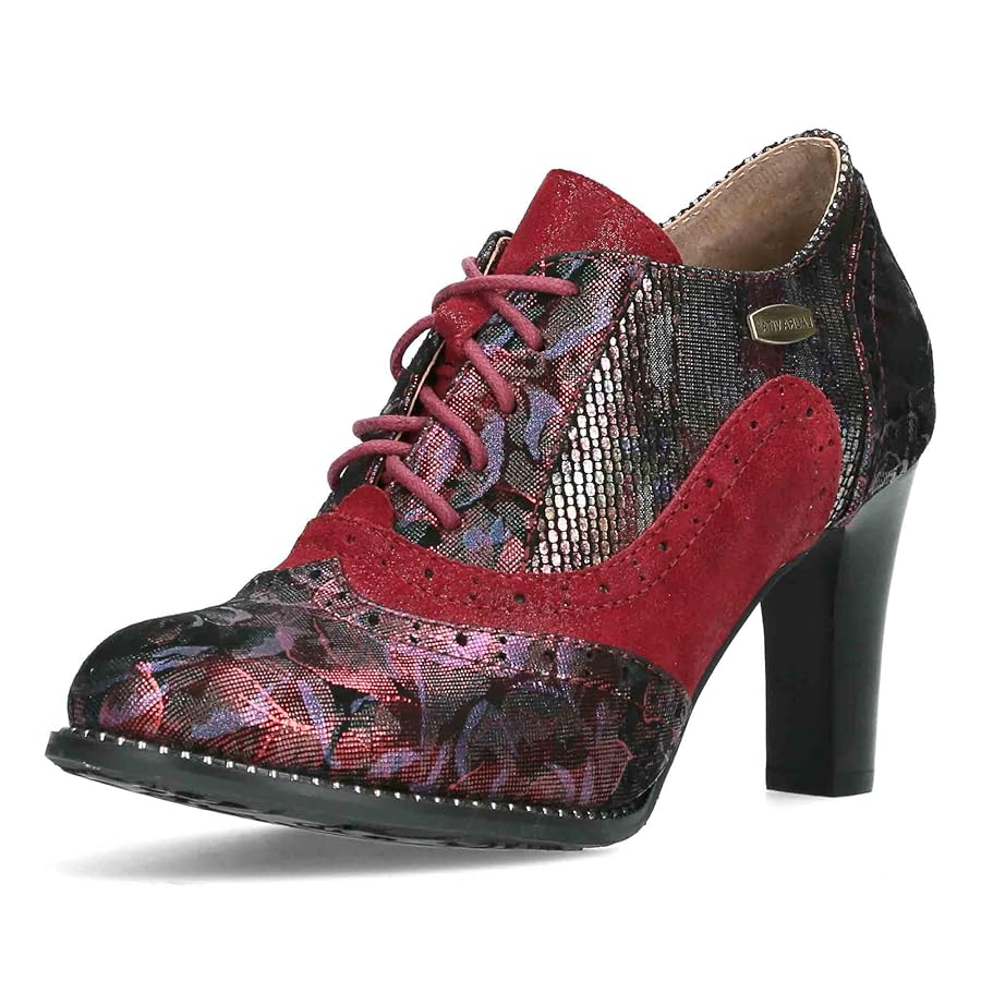 Laura Vita Scarpe col Tacco da Donna Alcbaneo 162, Numero:37 EU,  Colore:Rosso : Amazon.it: Moda