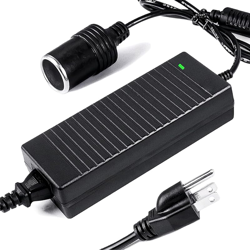 Conversor AC/DC VoolexGo 180 W, 110–240 V para 12 V 15 A com tomada de acendedor – 2,19 m