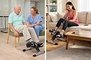 OCHITYA Portable Pedal Exerciser Mini Exercise Bike with LCD Monitor, Adjustable Resistance, Under Desk Cycle Trainer for Arms and Legs, Home Workout Equipment for Fitness, Therapy & Recovery gallery image
