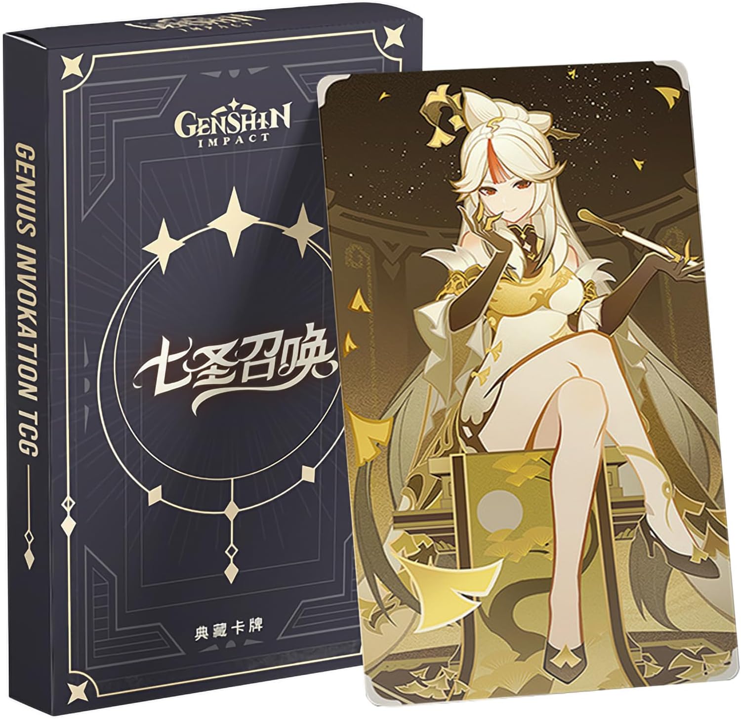 Genshin Impact Tarocchi Carta, 35PCS Genshin Impact Carta da Collezione