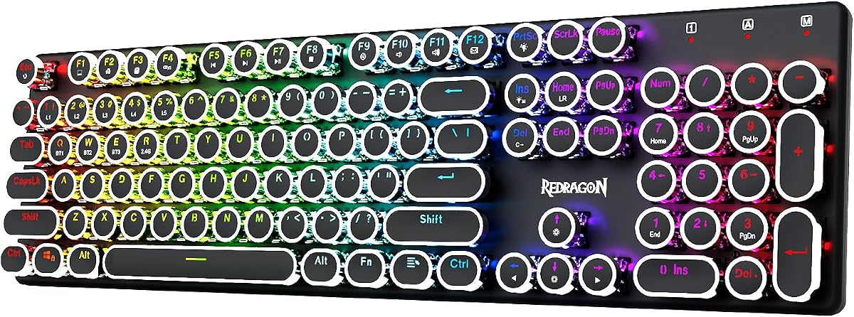 Redragon Wireless Typewriter Mechanical