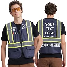 A-KSAFETY Custom High Visibility Reflective Safety Vest with logo