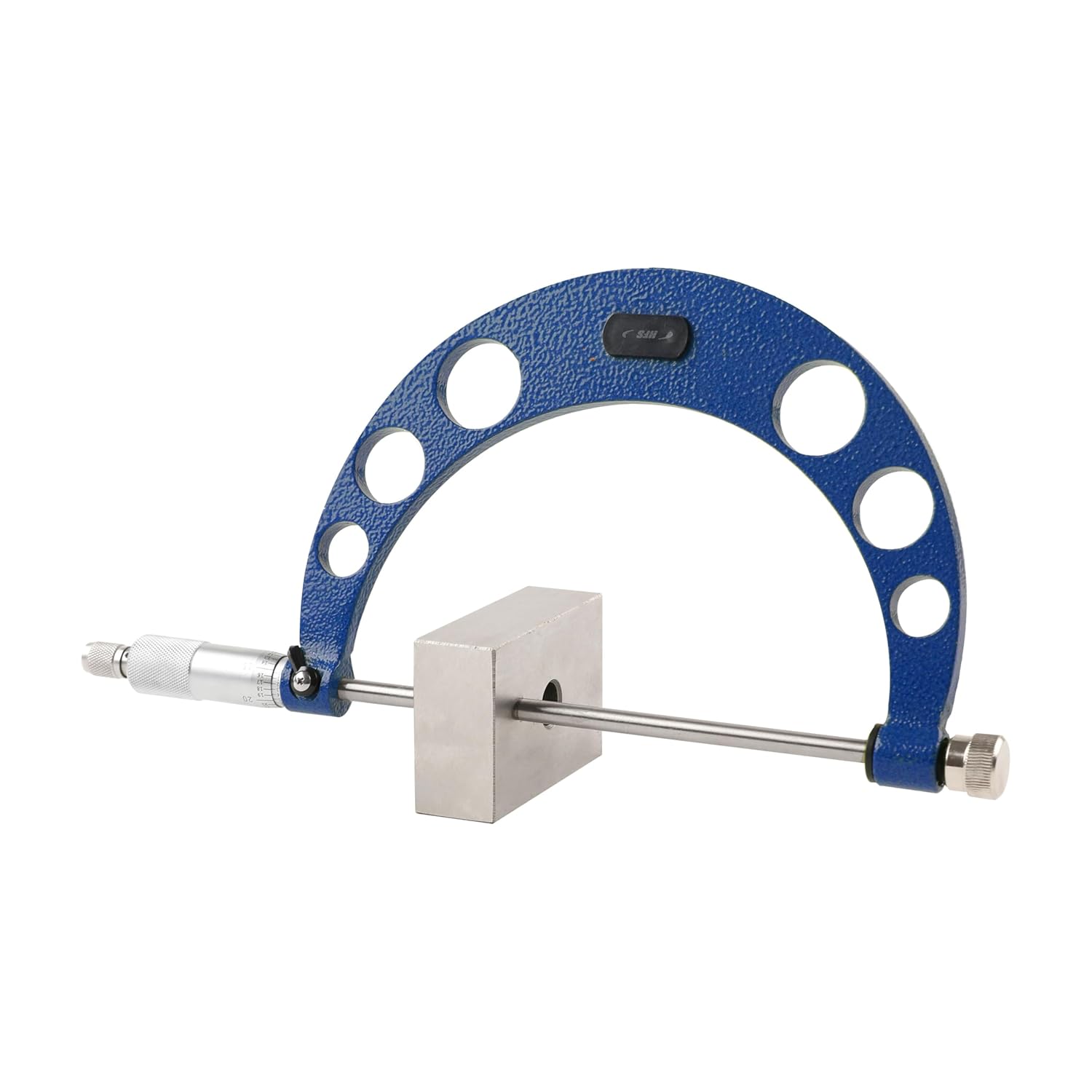 HFS(R) 0-6" x 0.0001" Outside Micrometer Caliper Set with Interchangeable Anvils, Accurate to 0.0001"