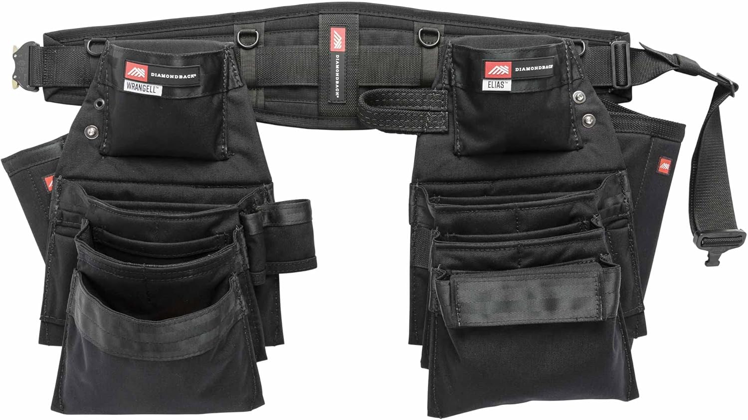 Diamondback Denali 2.0 Tool Belt System Includes 6″ Diamondback Belt, Hammer & Flat Bar