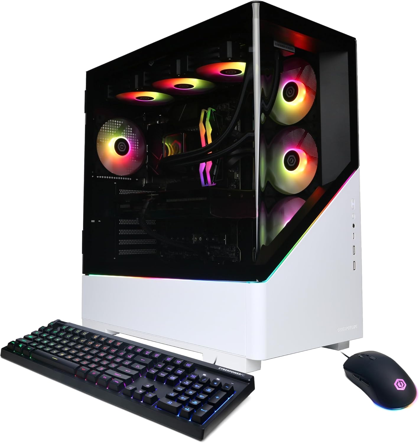 CyberPowerPC Gamer Xtreme VR Gaming PC, Intel Core i9-14900KF 3.2GHz, GeForce RTX 5070 Ti 16GB, 32GB DDR5, 2TB PCIe 4.0 SSD, WiFi Ready & Windows 11 Home (GXiVR8720A10)