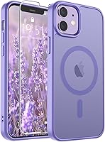 Vista 53 de SUPFINE - Funda magnética para iPhone 11, apta para MagSafe (protección contra caídas de grado militar, 10 pies), delgada, translúcida, a prueba