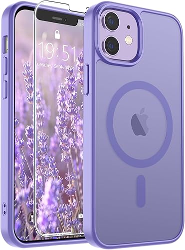 Miniatura 53 de SUPFINE Funda magnética para iPhone SE 2022 (3ª)/2020 (2ª), iPhone 8 (compatible con MagSafe) (protección contra caídas de grado militar), funda