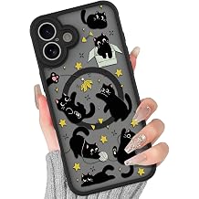 BITOBE Cat Case for iPhone 16 [Compatible with MagSafe] - Black