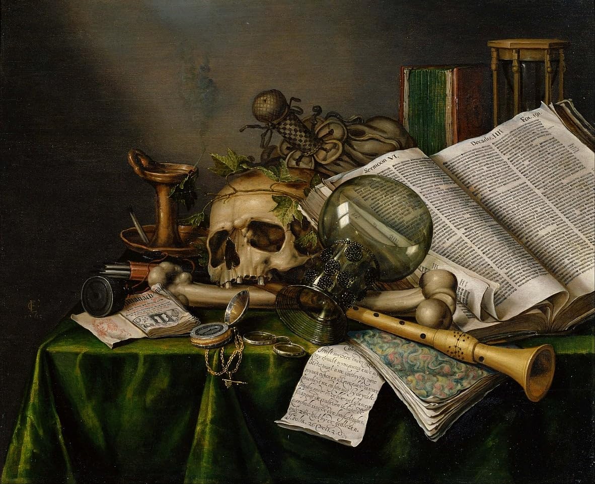 Affiche Impression d'art Vanitas Tableau Toile Décoration Murale 60x90 - 5