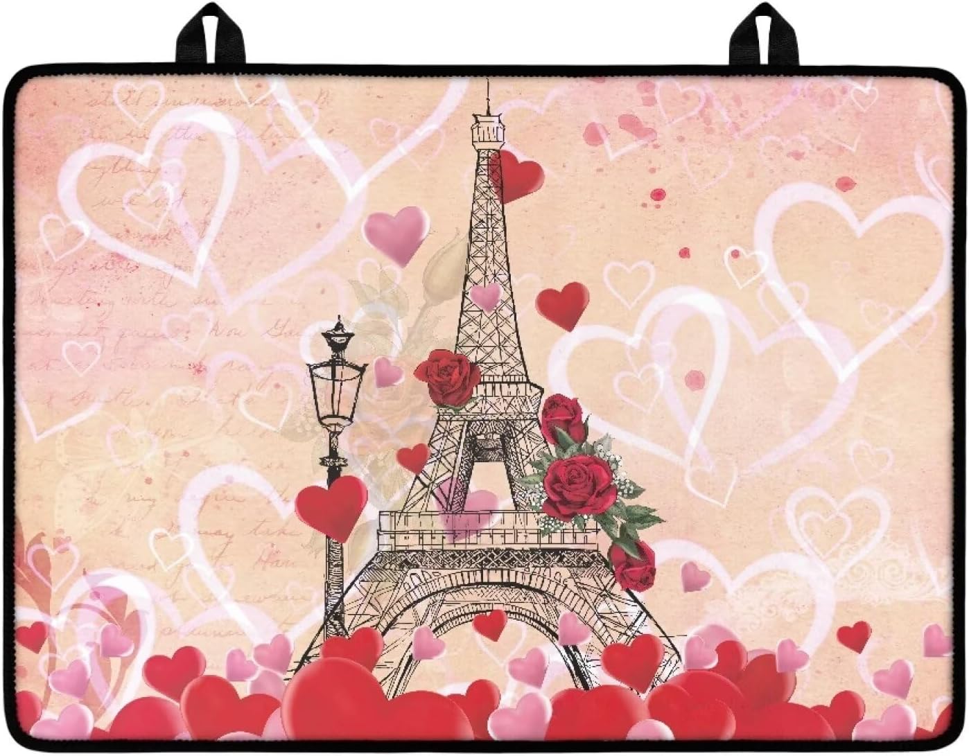 Eiffel Towel Glass Stove Top Cover Silicone Stove Cover for Kitchen Decor Pink Cover for Electric Stove Top Washer And Dryer Countertop Mat, Indoor Grill Mat, Air Fryer Mat or Ironing Mat