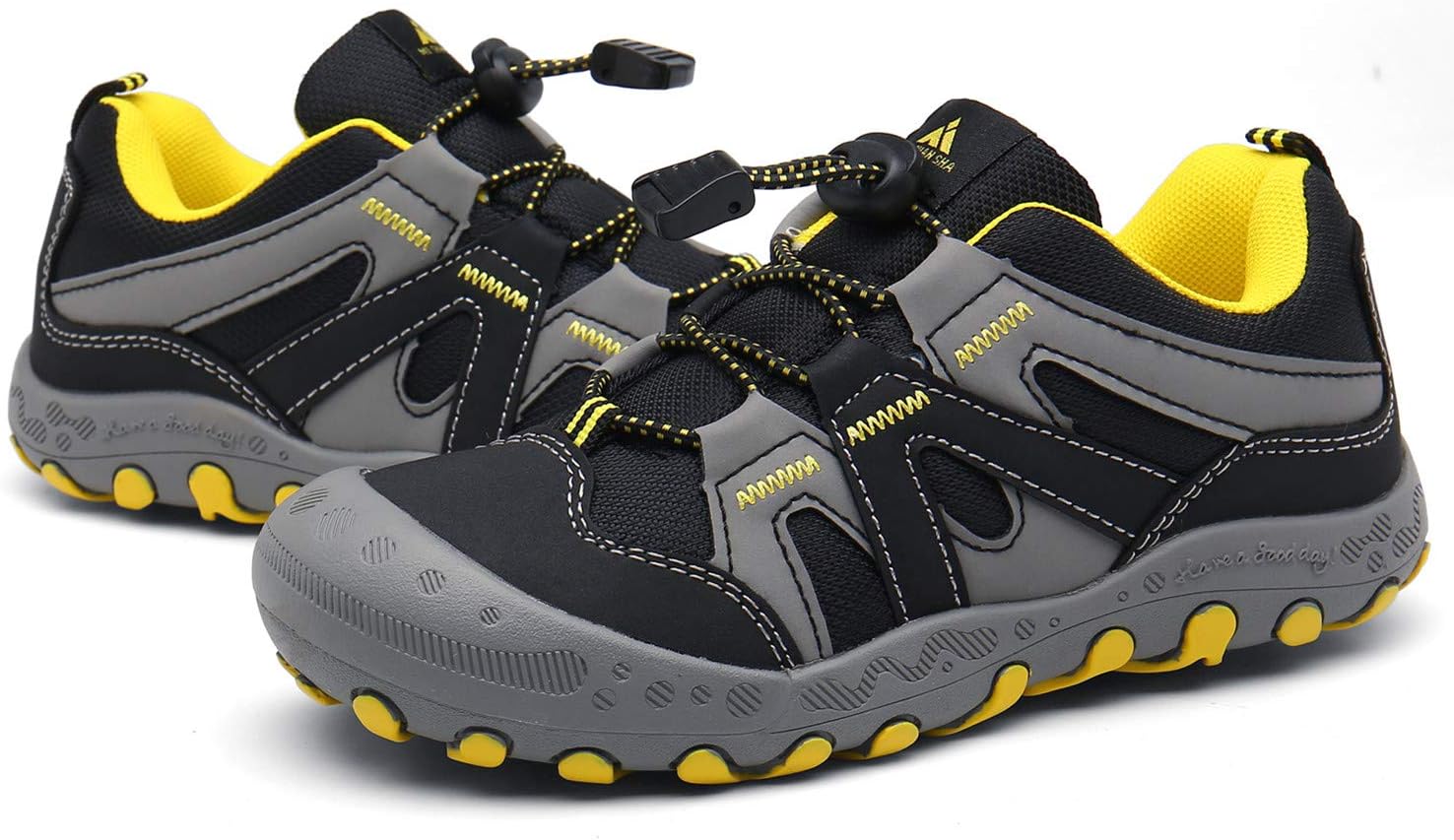 Mishansha Boy's Girl's Hiking Shoes Low Top Sneakers Outdoor Trekking Walking Climbing Running Shoes - Image 7