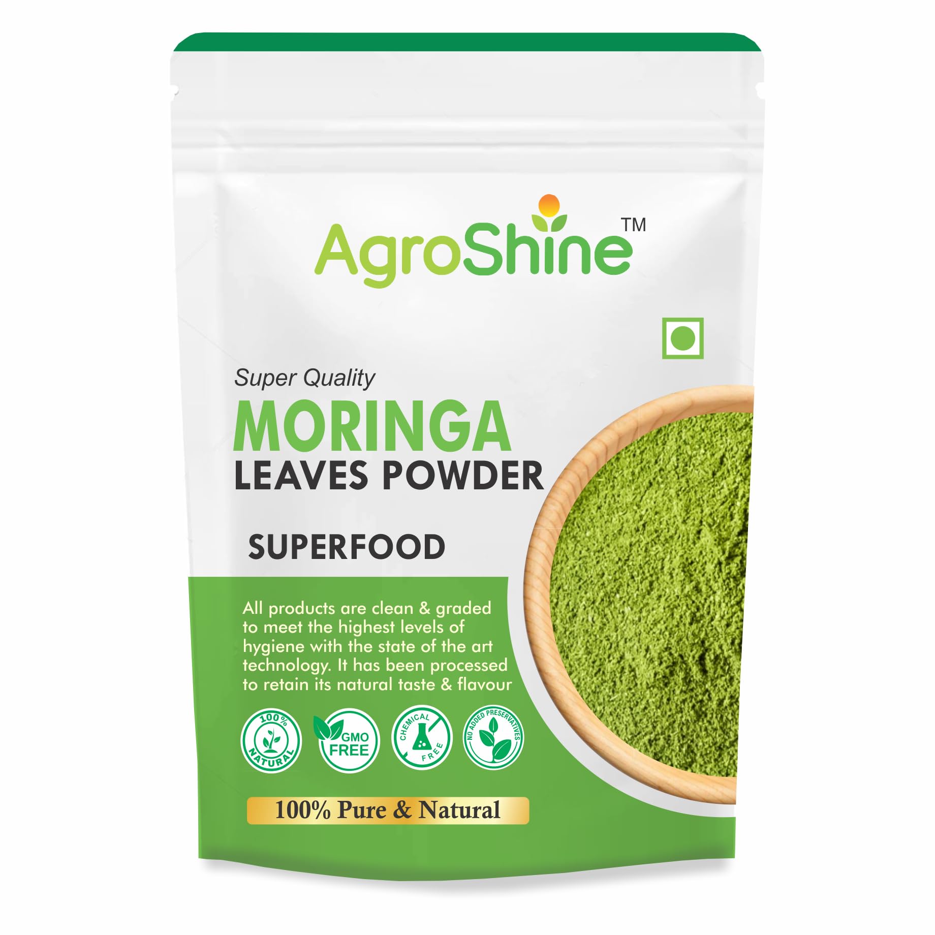 Agroshine Moringa Powder - 50 gm, Drumstick Moringa Leaves Powder, Superfood Multi-Vitamin Moringa Leaf Powder Good for Weight Loss, Energy, Hair & Skin (50 gm) (B0D5D713F2) Amazon Price History, Amazon Price Tracker