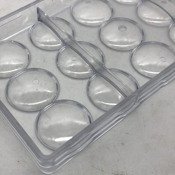 Oblate Chocolate Mold Volcanic Polycarbonate Chocolate Moulds PC Candy Forms