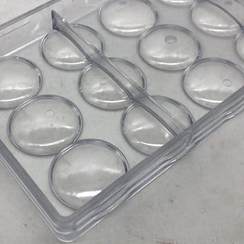 Oblate Chocolate Mold Volcanic Polycarbonate Chocolate Moulds PC Candy Forms
