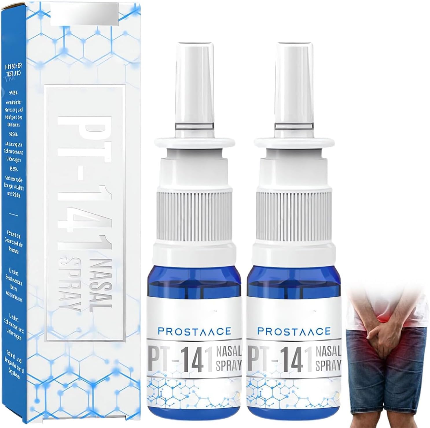 2PCS ProstaAce PT-141 Nasal Spray, Prostate Care Nasal Spray : Amazon.com.au: Health, Household & Personal Care