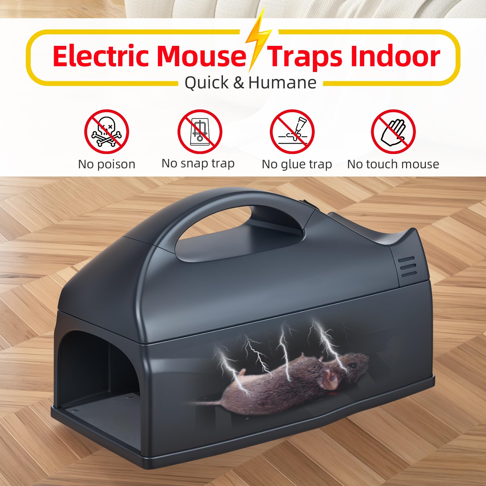 Mouse Trap Electric Shock IMounTEK Electric Rat Trap Re... | Groupon
