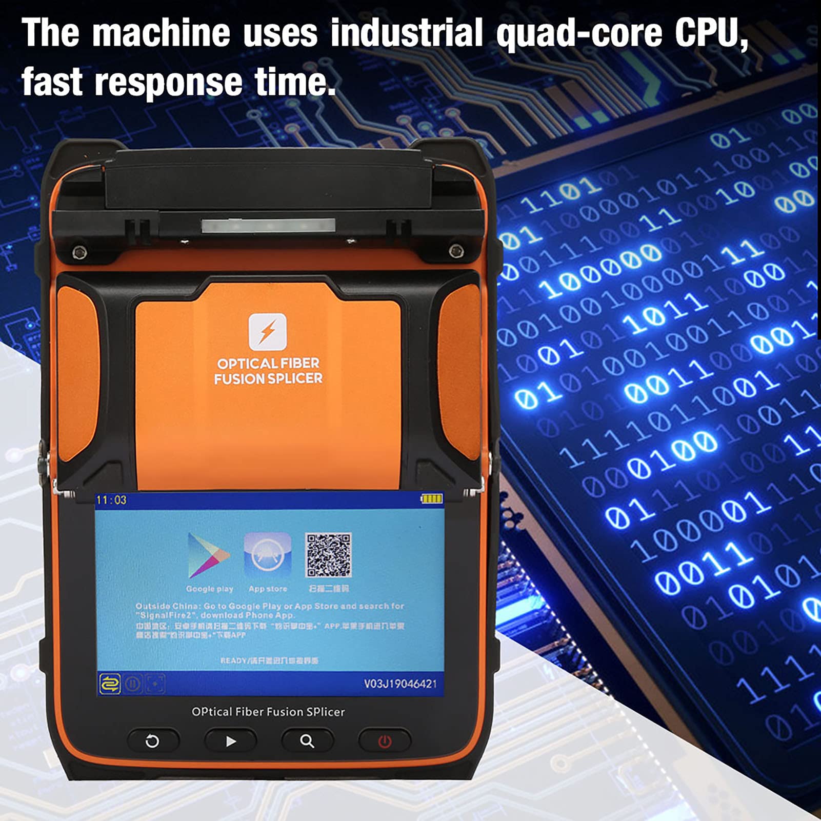 Giuntatrice a Fusione Automatica per Fibra Ottica AI-9 AC100-240V