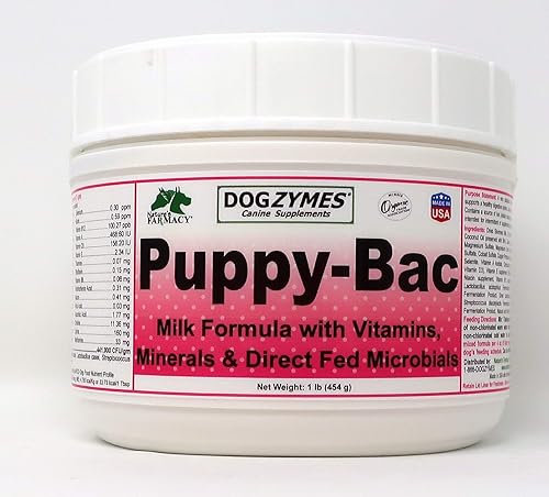 Vista 3 de Dogzymes Puppy-Bac - Reemplazo de leche formulado con las proporciones adecuadas de proteínas, grasas y nutrientes para cachorros en crecimiento