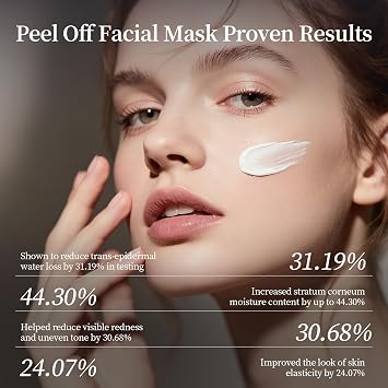 Korean Skin Care,Collagen Wrapping Peel Off Facial Mask Pack - Elasticity & Hydration Care, Reduces Sagging & Dullness - Hydrolyzed Collagen For Glowing Skin 2.82oz.