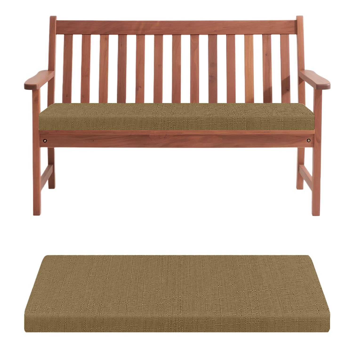 Coussin de banc d'extérieur confortable pour vos moments de détente au jardin
