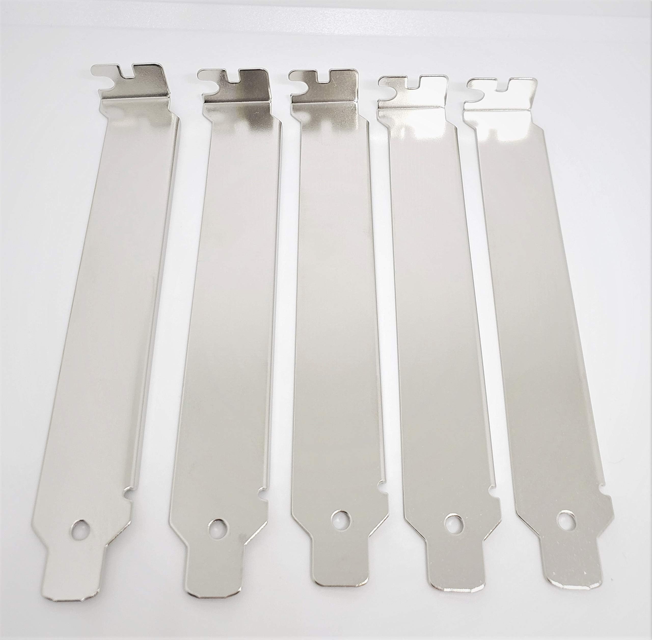 Pc Accessories - Connecctors Pro - 25-Pack PC Computer Back Slot Cover, L Blank PCI Stainless Steel Brackets