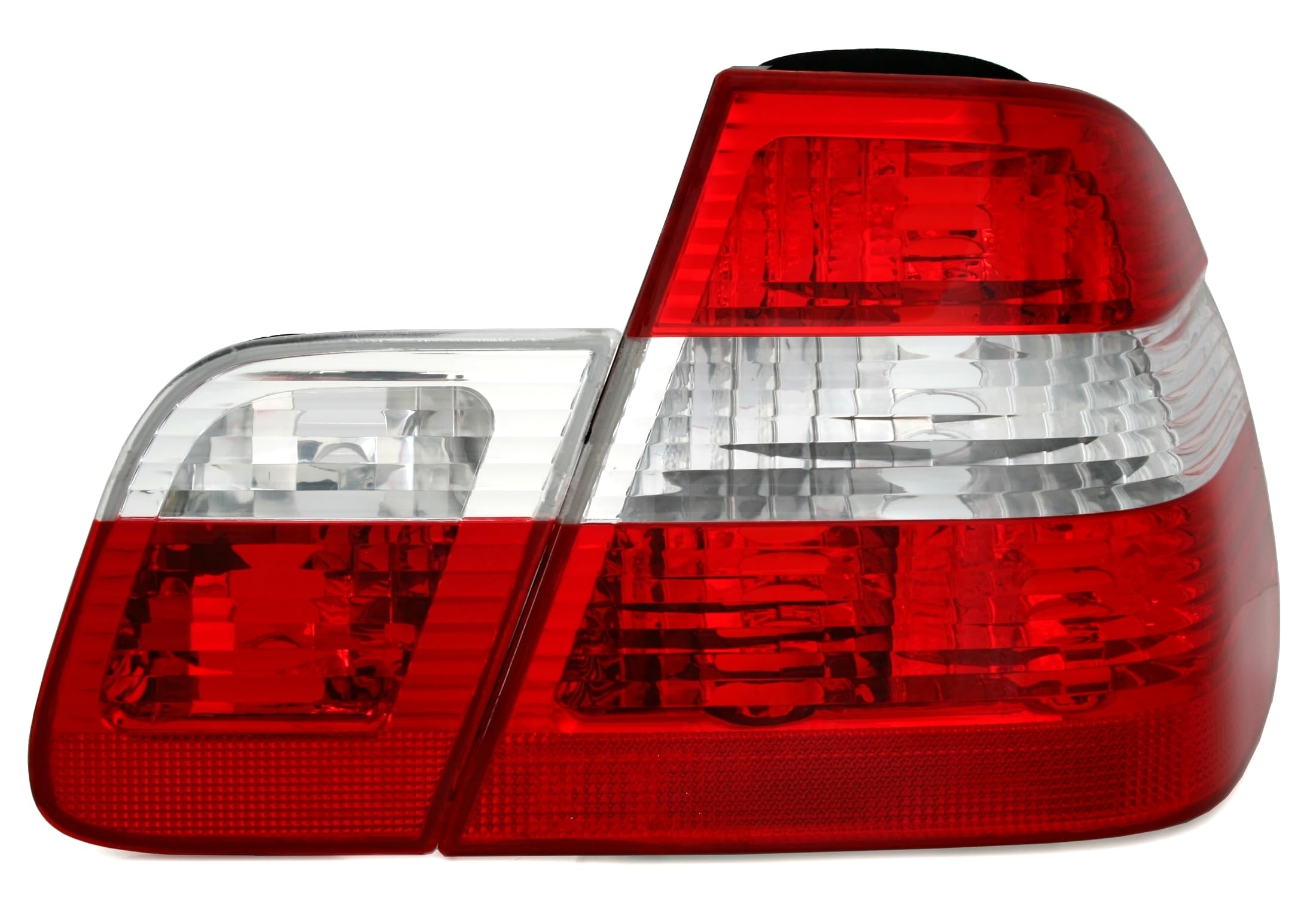 Ad Tuning GmbH & Co. kg 960166 Rã ¼ Ckleuchten set di 3, rosso/colore: Bianco