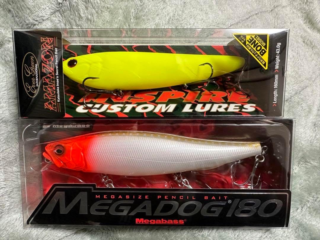 Megabass - メガバス　メガドッグ　エバーグリーン　アマゾンペンシル　デカトップセット メガドッグ180、アマゾンペンシル セット EVERGREEN（エバー