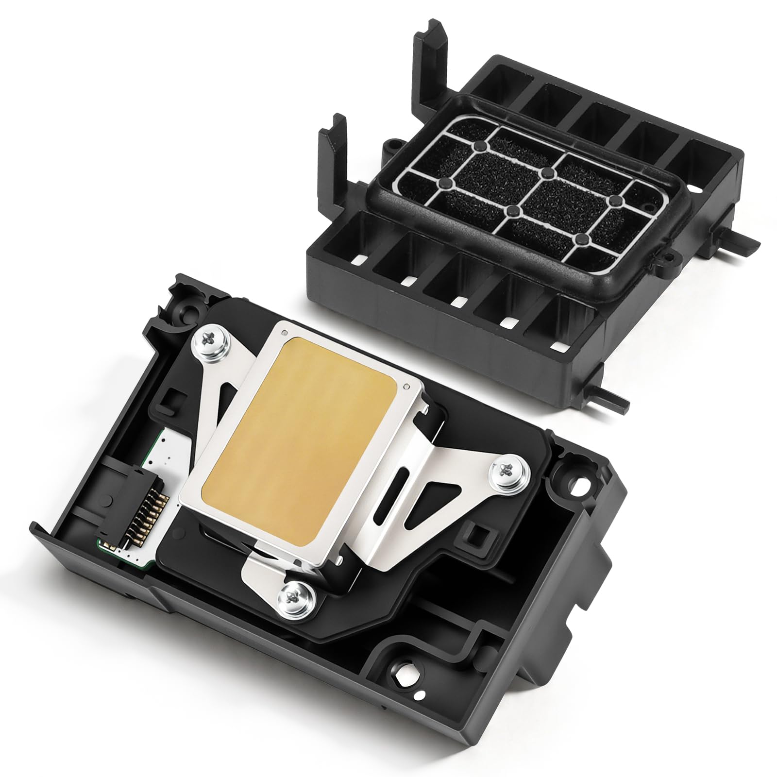 Photo 1 of VORGENS L1800 DTF Printhead Kit w/Cap Top, Print Head Replacement & Ink Pad Cap Station with Filter Mesh, Fit for Epson L1800D R1390 R1400 R1430 R1500W Procolored Inkjet Printers