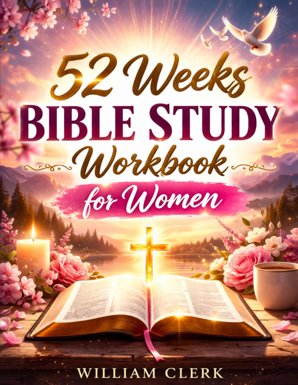 52 Weeks Bible Study Workbook for Women: A Guided Companion Journal with Weekly Reflections, Scripture Prompts, Prayer Exercises, and Faith-Building Practices to Deepen Your Walk with God