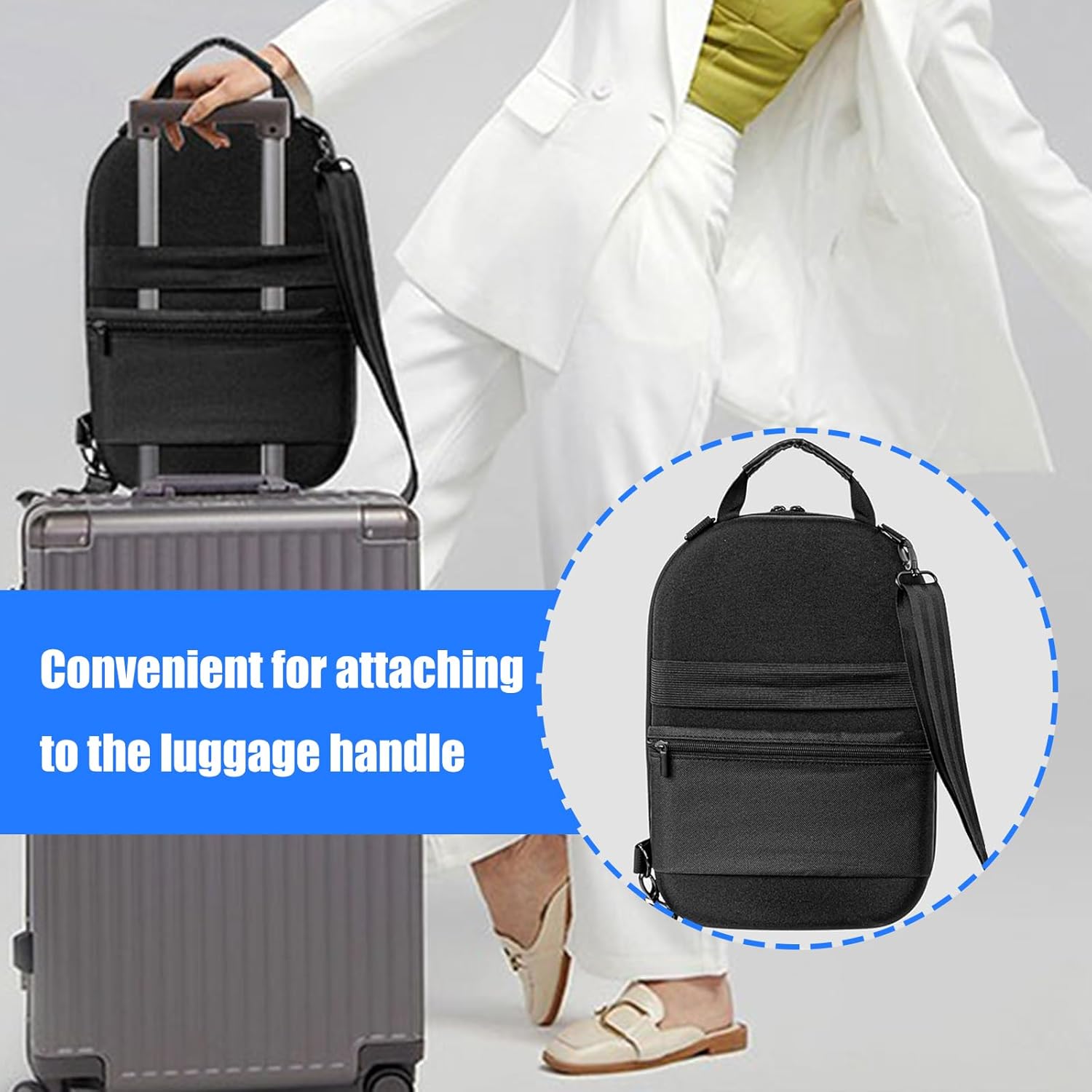 Duckbill Caps Baseball Hat Organizers Box Caps Storage Bag Carrying Case With Handle & Detachable Shoulder Straps Portable Hat Storage Case