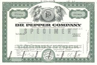 Dr. Pepper Co. - SPECIMEN - Stock Certificate