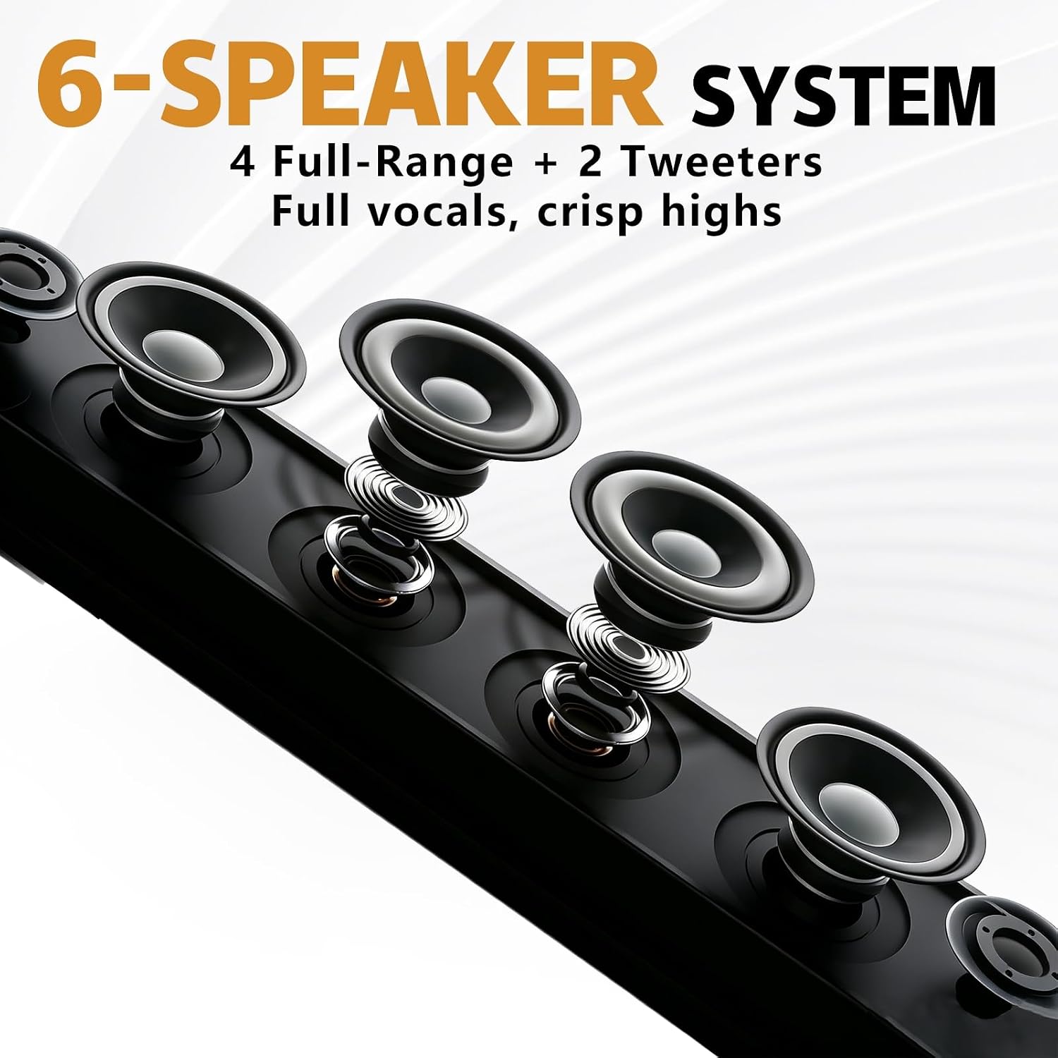 UTV Sound Bar, 26 Inch Golf Cart Speaker with Bluetooth, RGB, IP66 image 2