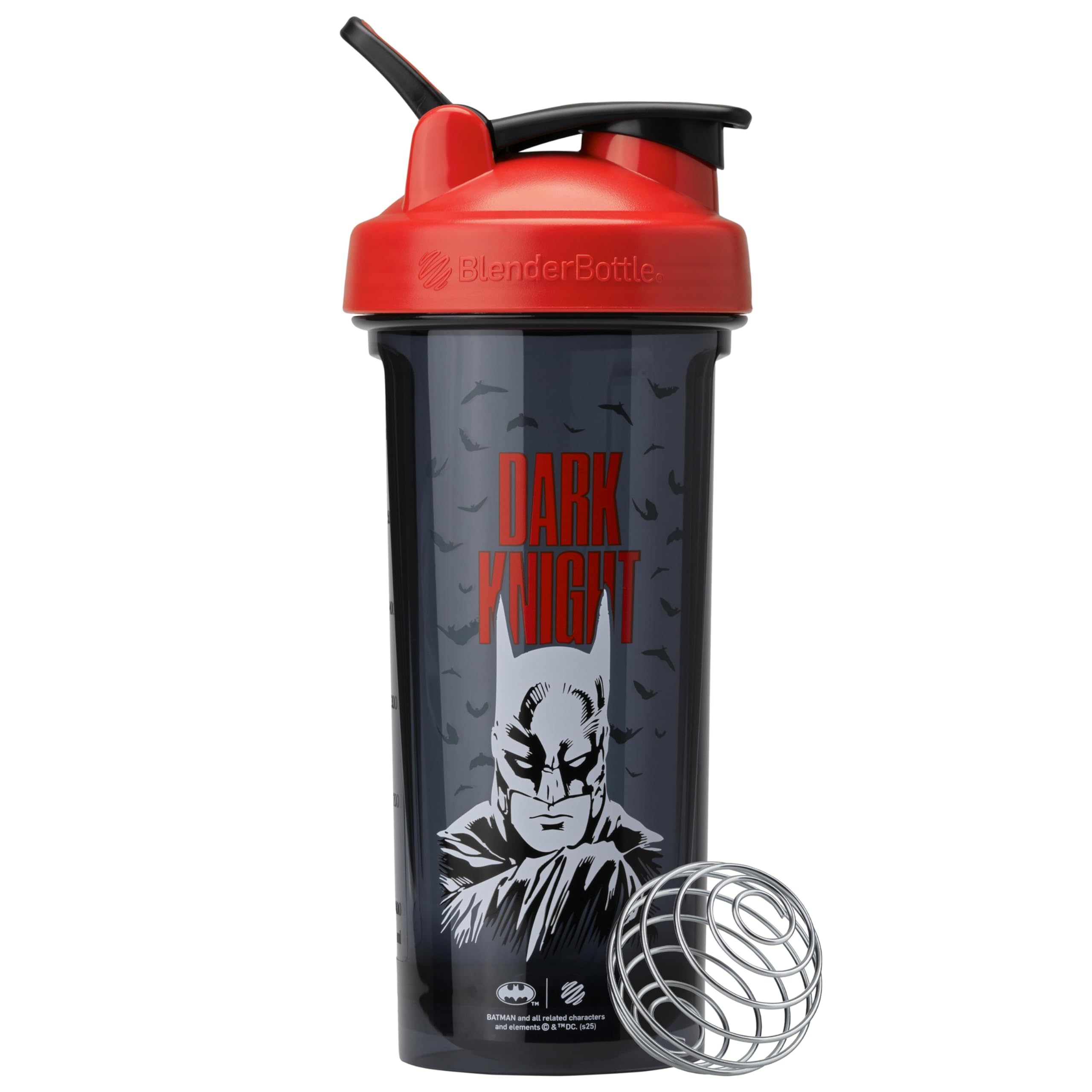 BlenderBottle Justice League ProSeries Tritan Shaker Bottle 28 oz Red/Black