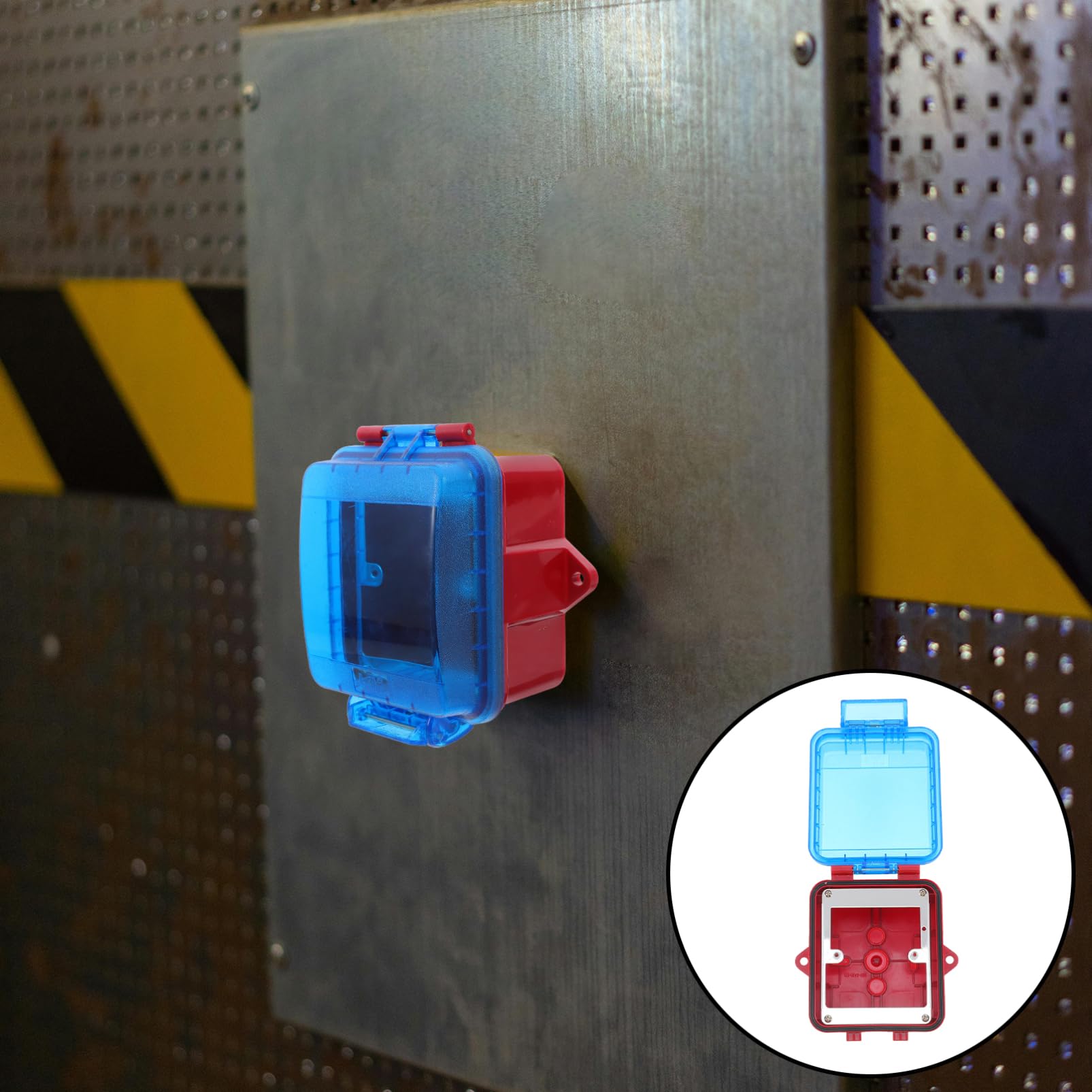 Homoyoyo Cubierta De Alarma Contra Incendios Protector De Interruptor De Alarma Manual Para Punto De Llamada Manual Compatible Con Sistema General Para Uso Emergencia