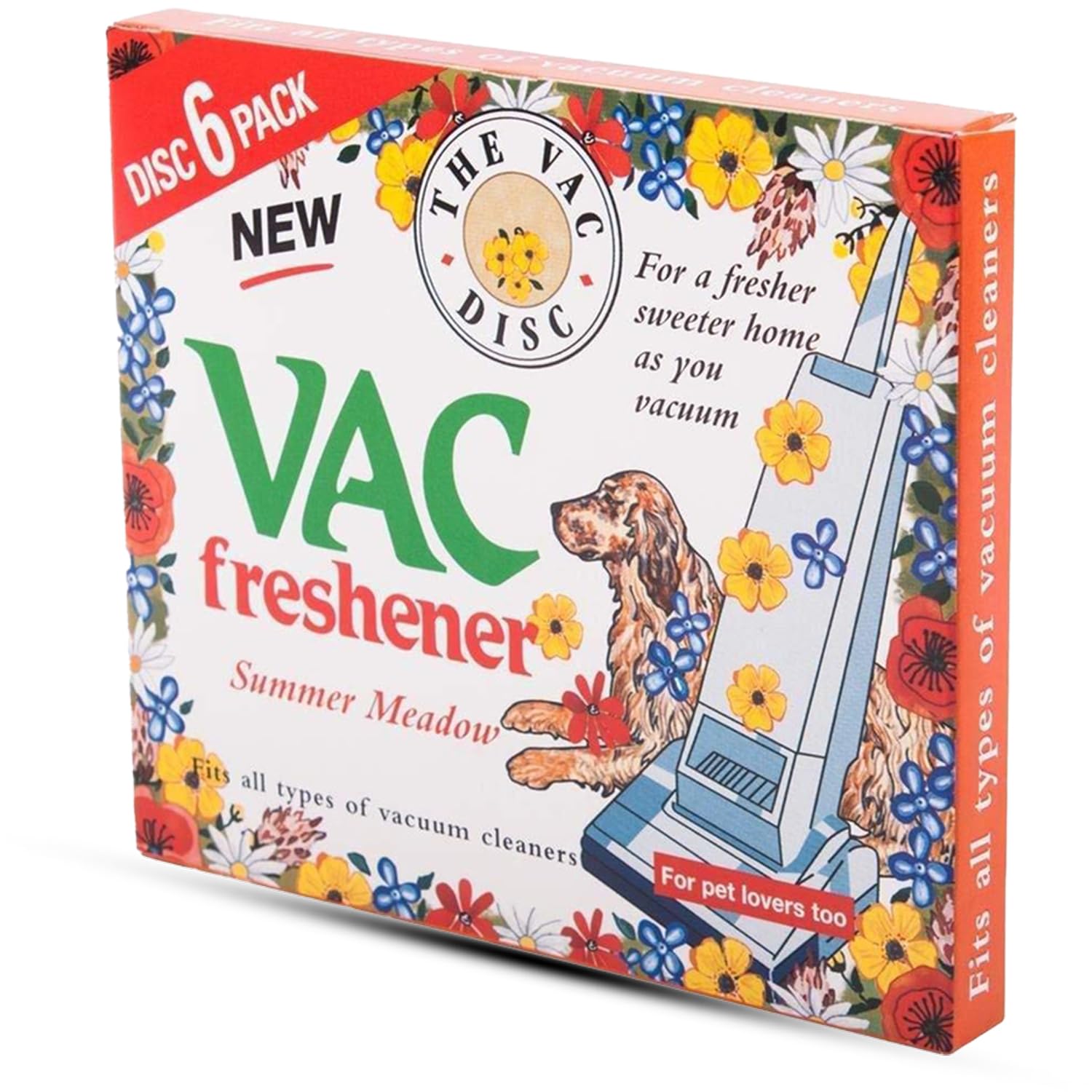 Bestus Accessories Bestus - Vac Freshener Summer Meadow Scented Hoover Air Fresheners Discs For All Types Of Vacuum Cleaners Uk Scent Discs Fresh Aroma Pet Lovers