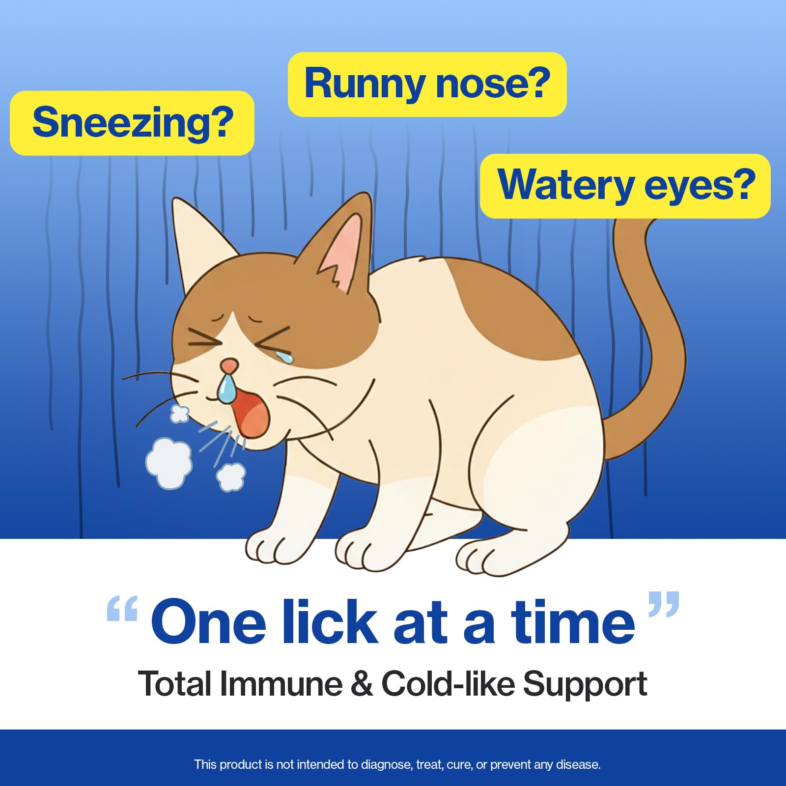 Doctor By FELYSIN L-Lysine for Cats Lickable Immune Support Supplement Allergy Relief, Sneezing, Runny Nose, Cold, Watery Eyes Respiratory Health with Beta-Glucan & Taurine – 30 Individually Packaged — Amazon image 2