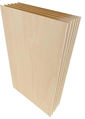 Miniatura 1 de de abedul báltico, madera contrachapada de 0.118 in 18 pulgadas x 12 pulgadas x 20 pulgadas, chapa BBB de grado artesanal, caja de 6 hojas,